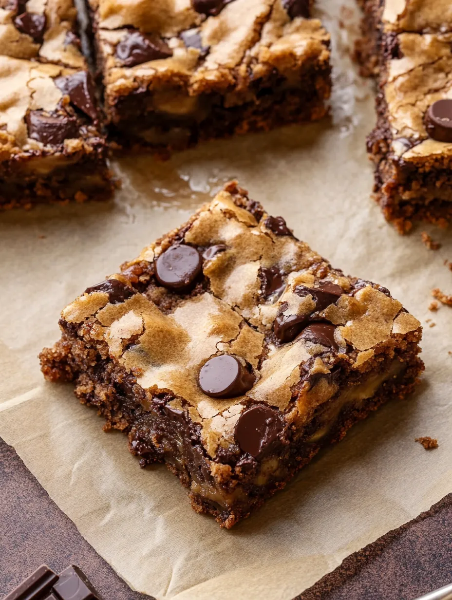 Banana Chocolate Chip Cookie Bars Recipe