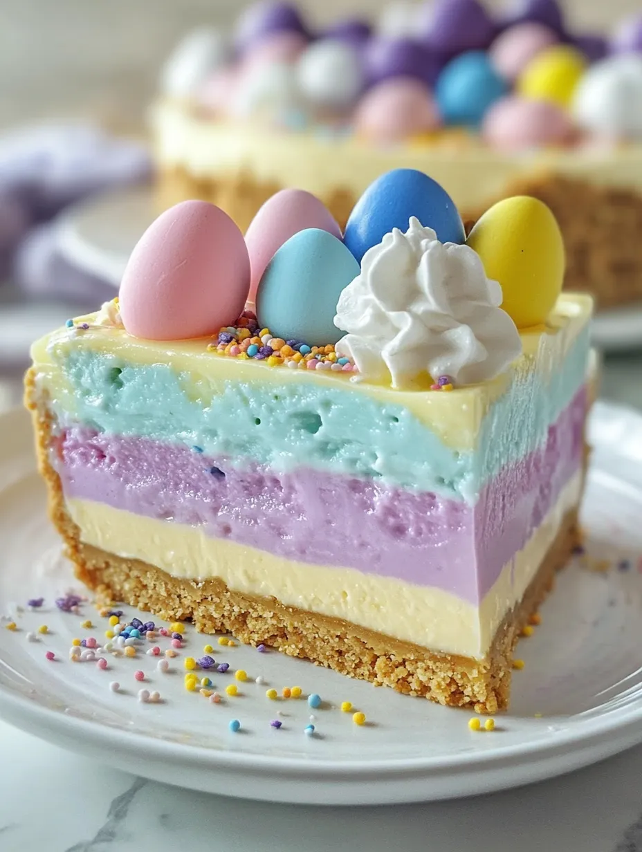 Easter Jell-O Pie Homemade