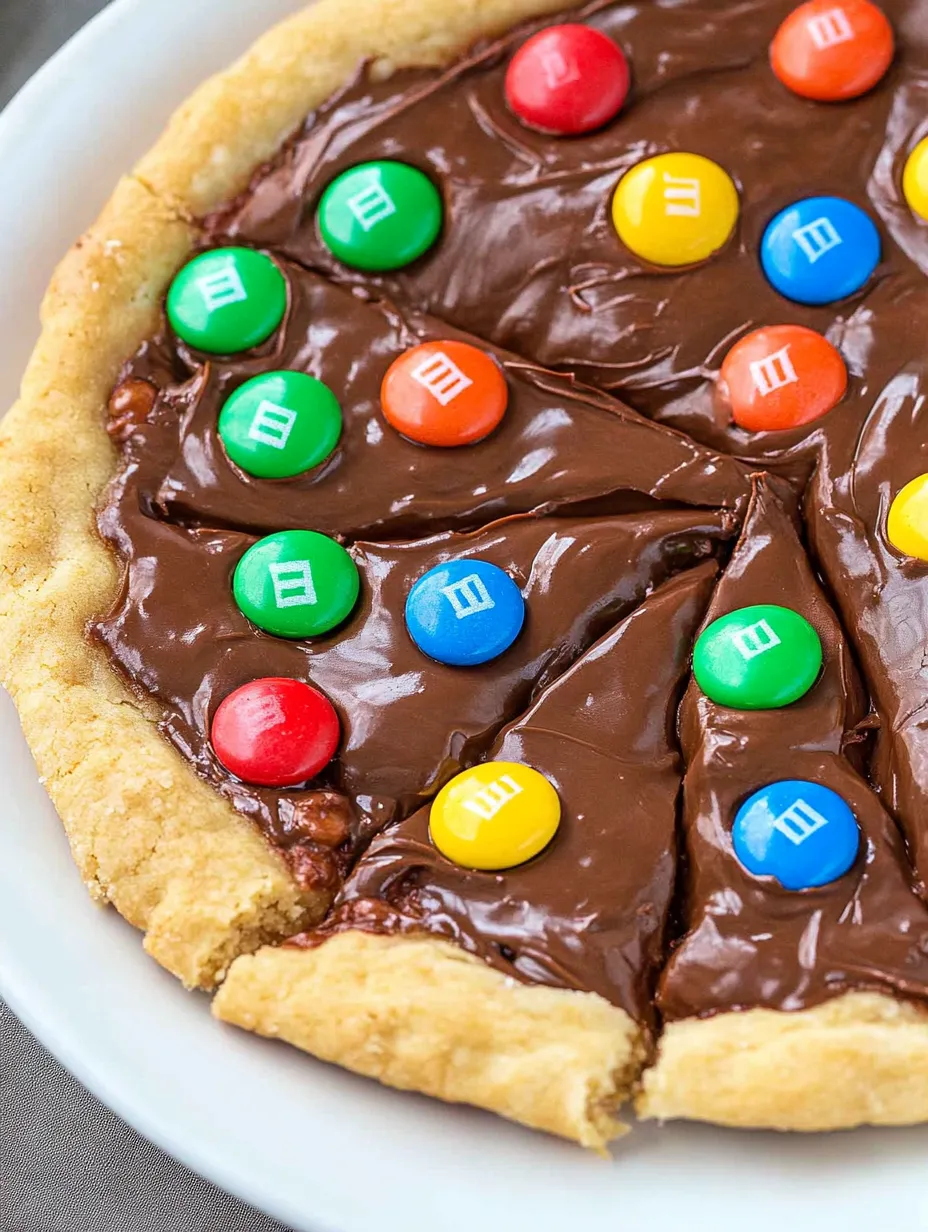 M&M Cookie Pizza Recipe