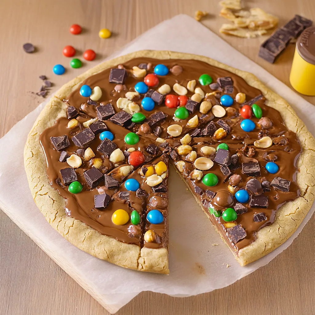 Chocolate Peanut Butter Pizza