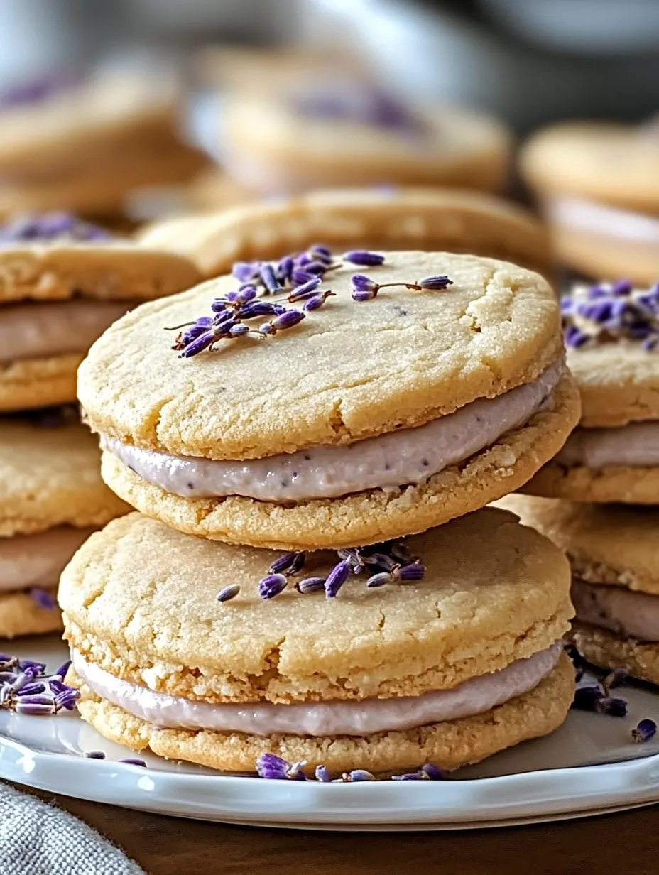 Easy Lemon Lavender Sandwich Cookies Recipe