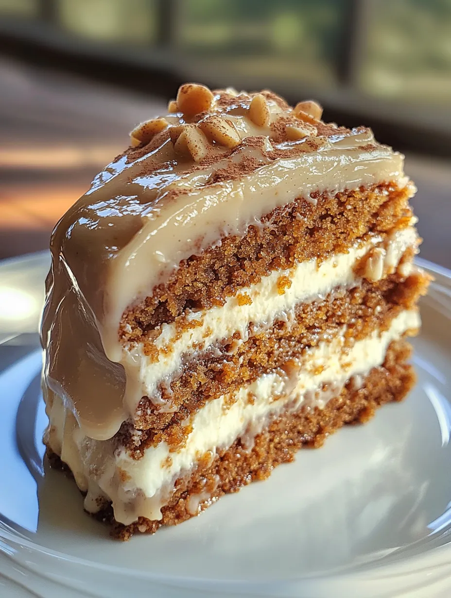 Honeybun Carrot Cake with Cheesecake Filling