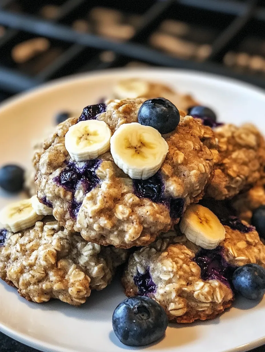 Banana Blueberry Breakfast Cookies Recipe