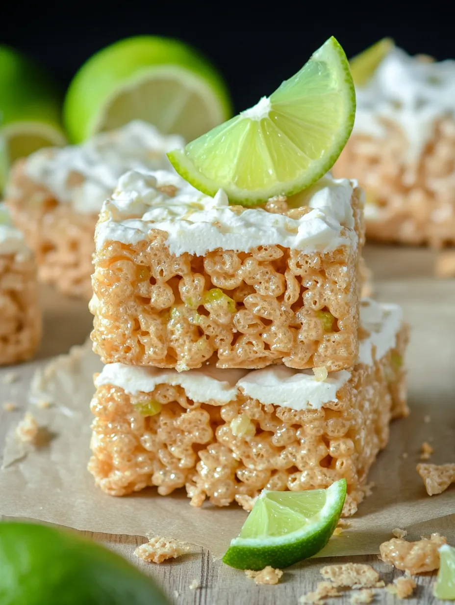 Key Lime Pie Rice Krispie Treats Recipe