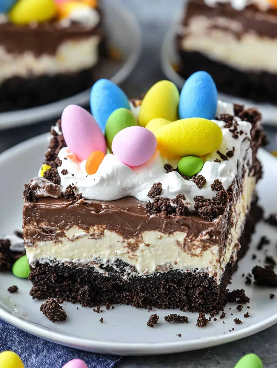 Easy Easter Chocolate Lasagna