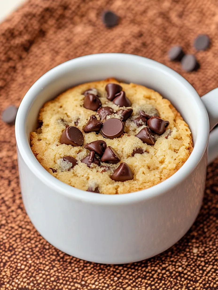 Easy Microwave Chocolate Chip Cookie