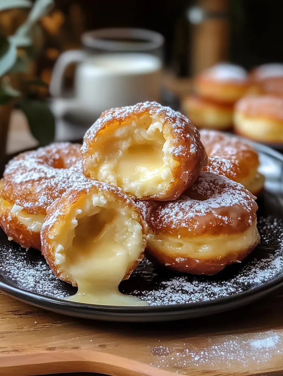 Milky Cheese Donuts Homemade