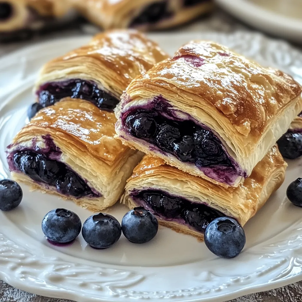 Blueberry Cream Cheese Puff Pastry