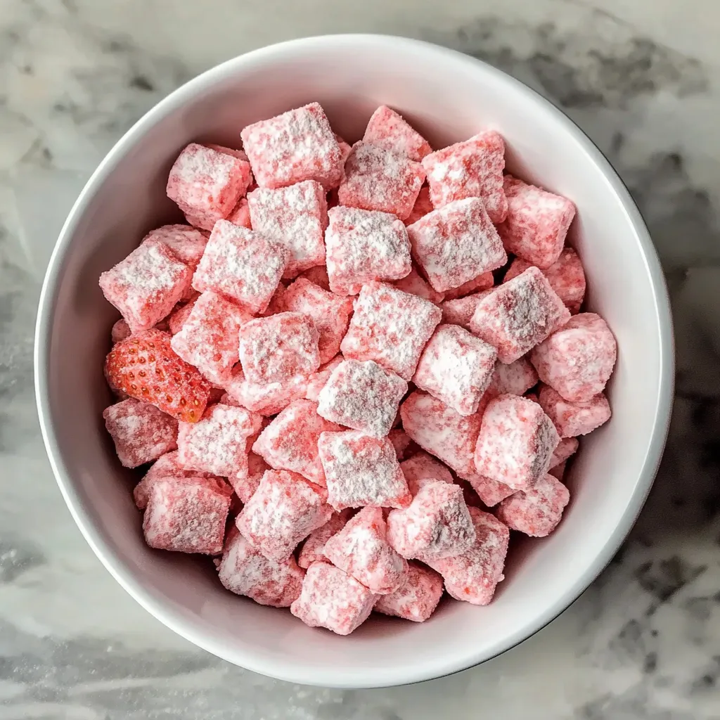 Strawberry Shortcake Puppy Chow Recipe