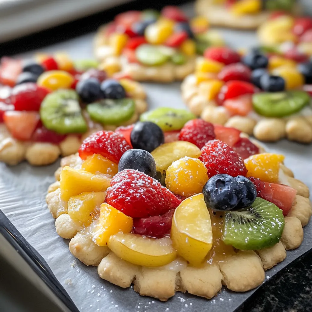 Fruit Pizza Cookies