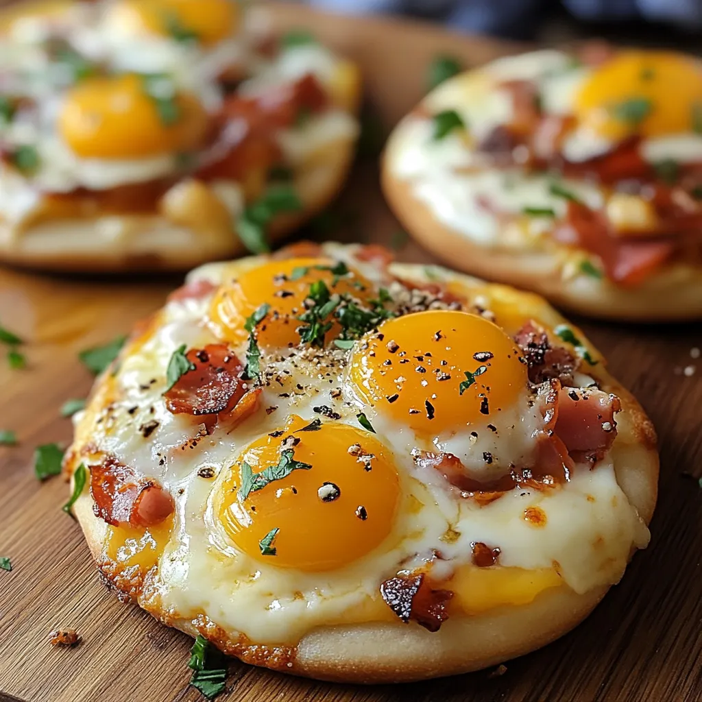 English Muffin Breakfast Pizza