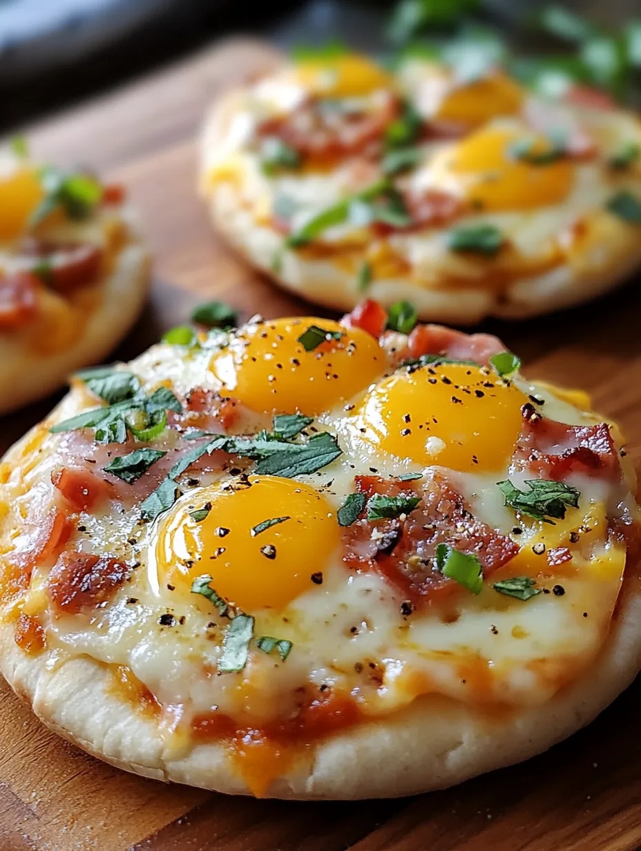 Easy English Muffin Breakfast Pizza