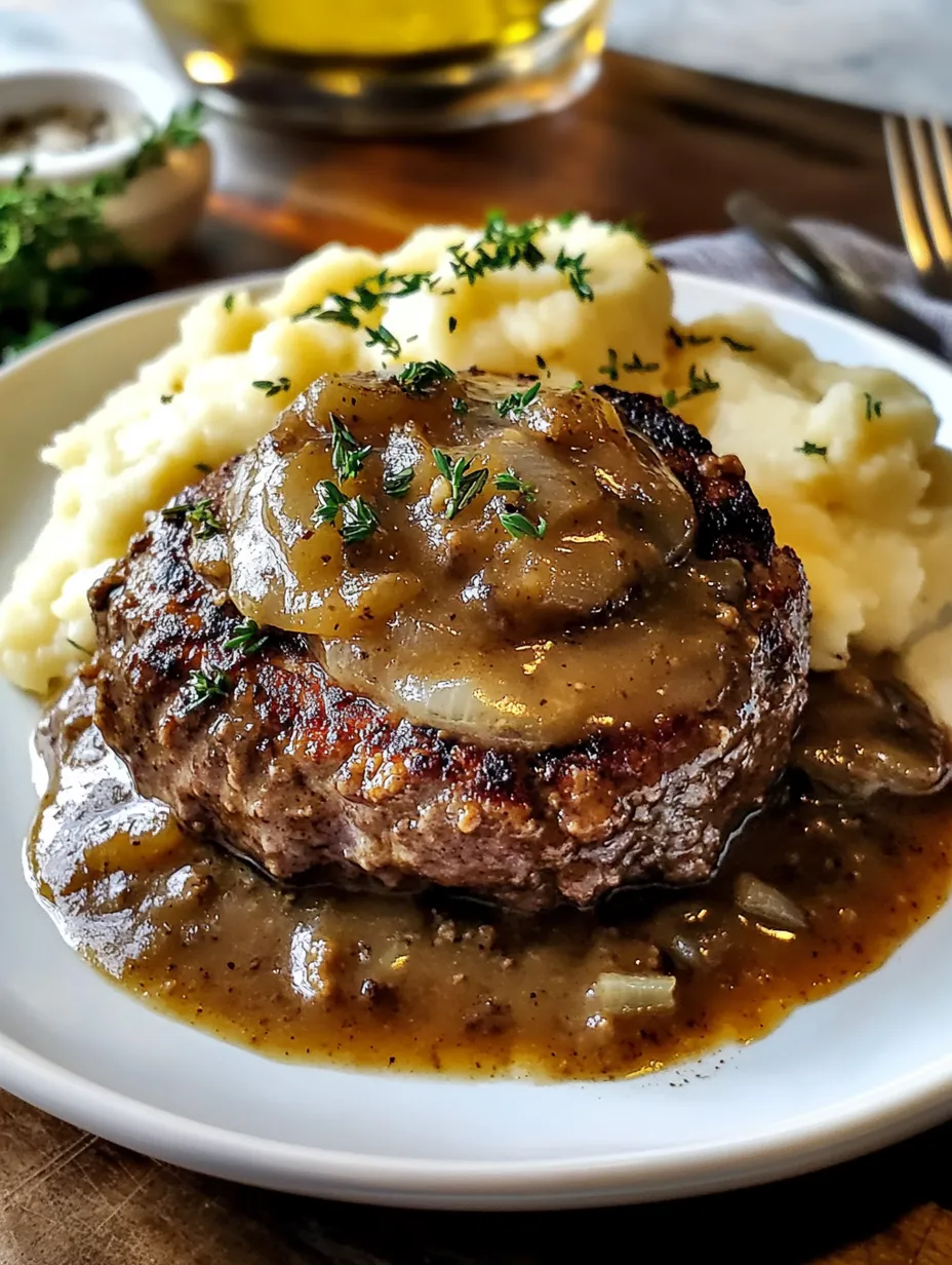 Bobby Flay’s Salisbury Steak Recipe with Mushroom Gravy Homemade