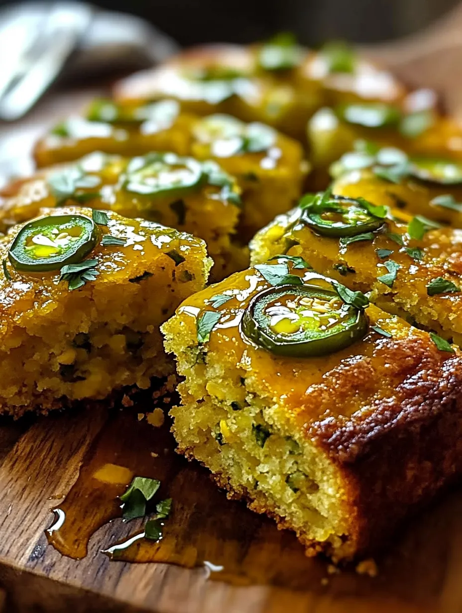 Jalapeño Cornbread with Lime Honey Glaze Recipe