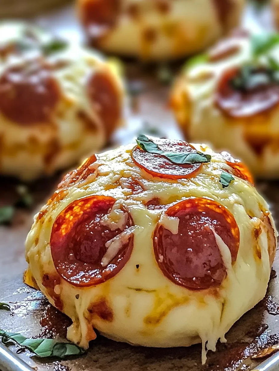 Easy Cheesy Pepperoni Pizza Bombs Recipe