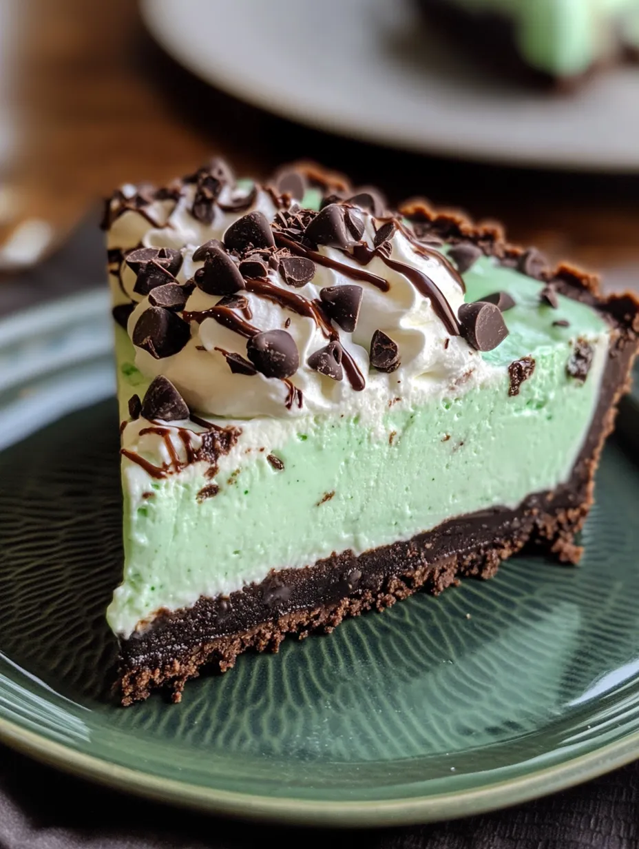 No Bake Mint Chocolate Chip Cheesecake Recipe