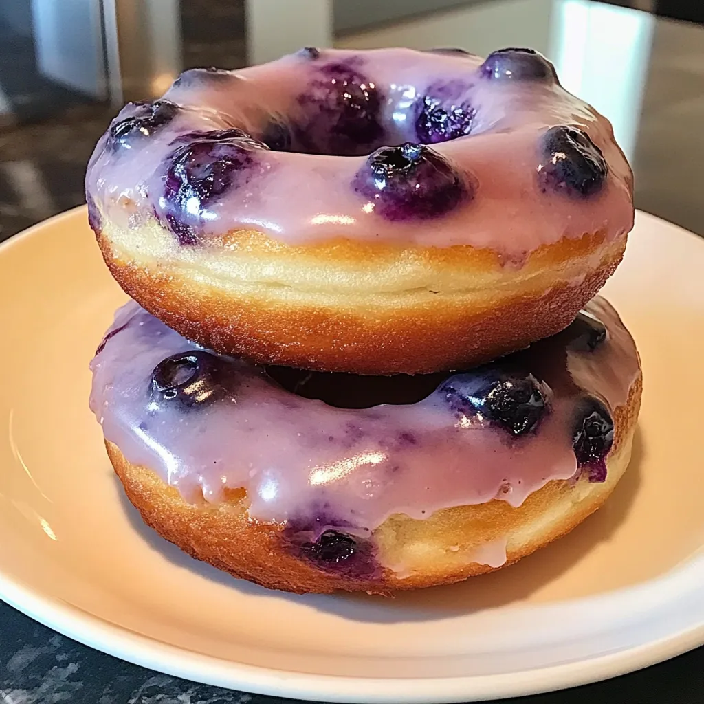 Keto Blueberry Donuts