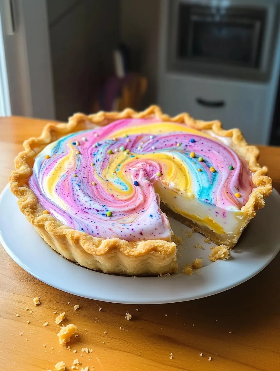 Easter Swirl Pie Homemade