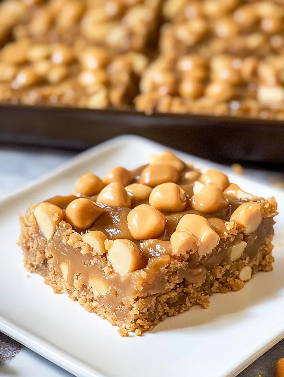 Gooey Butterscotch Nut Bars Recipe