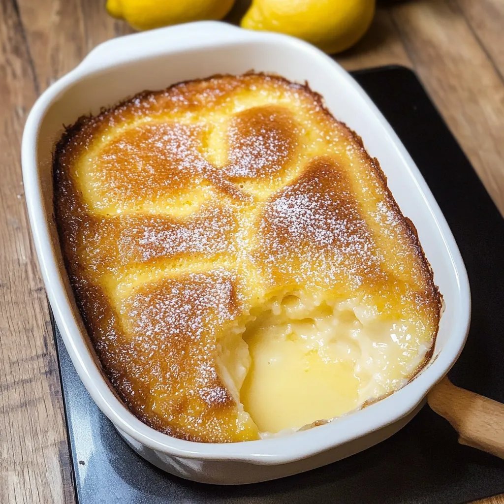 Jamie Oliver Self Saucing Lemon Pudding