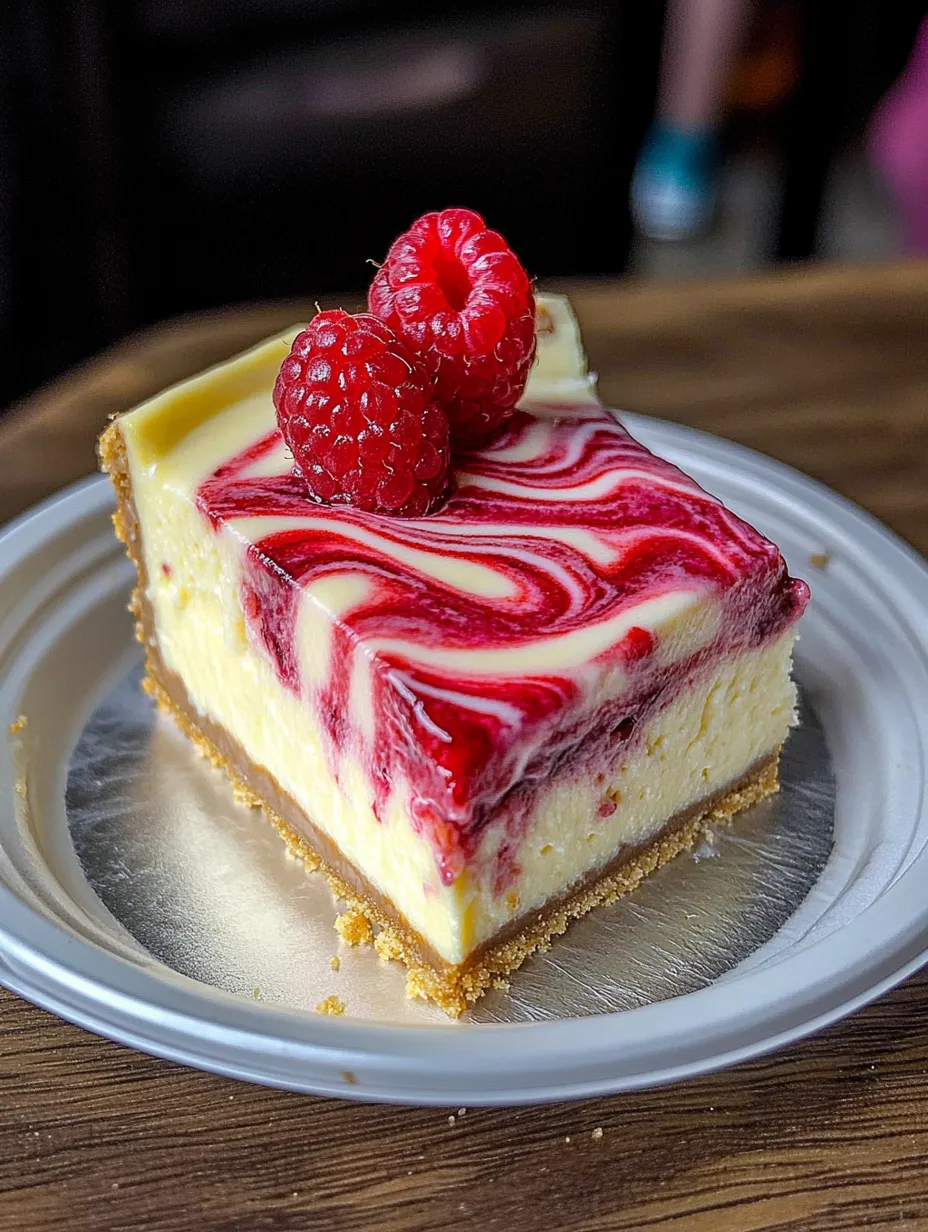 Raspberry Lemon White Chocolate Cheesecake Homemade