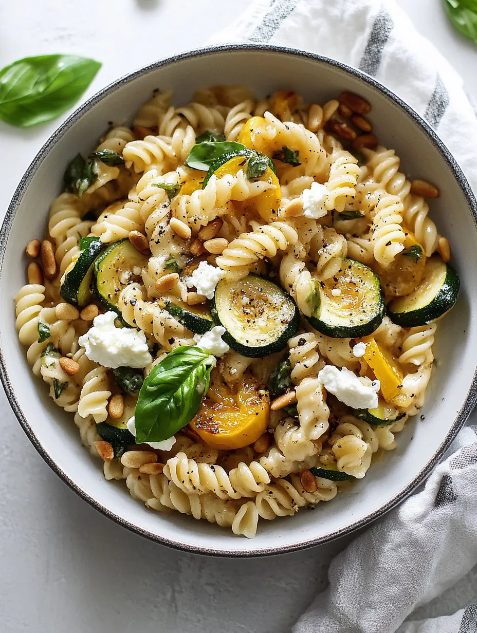 Summer Squash Pasta Skillet