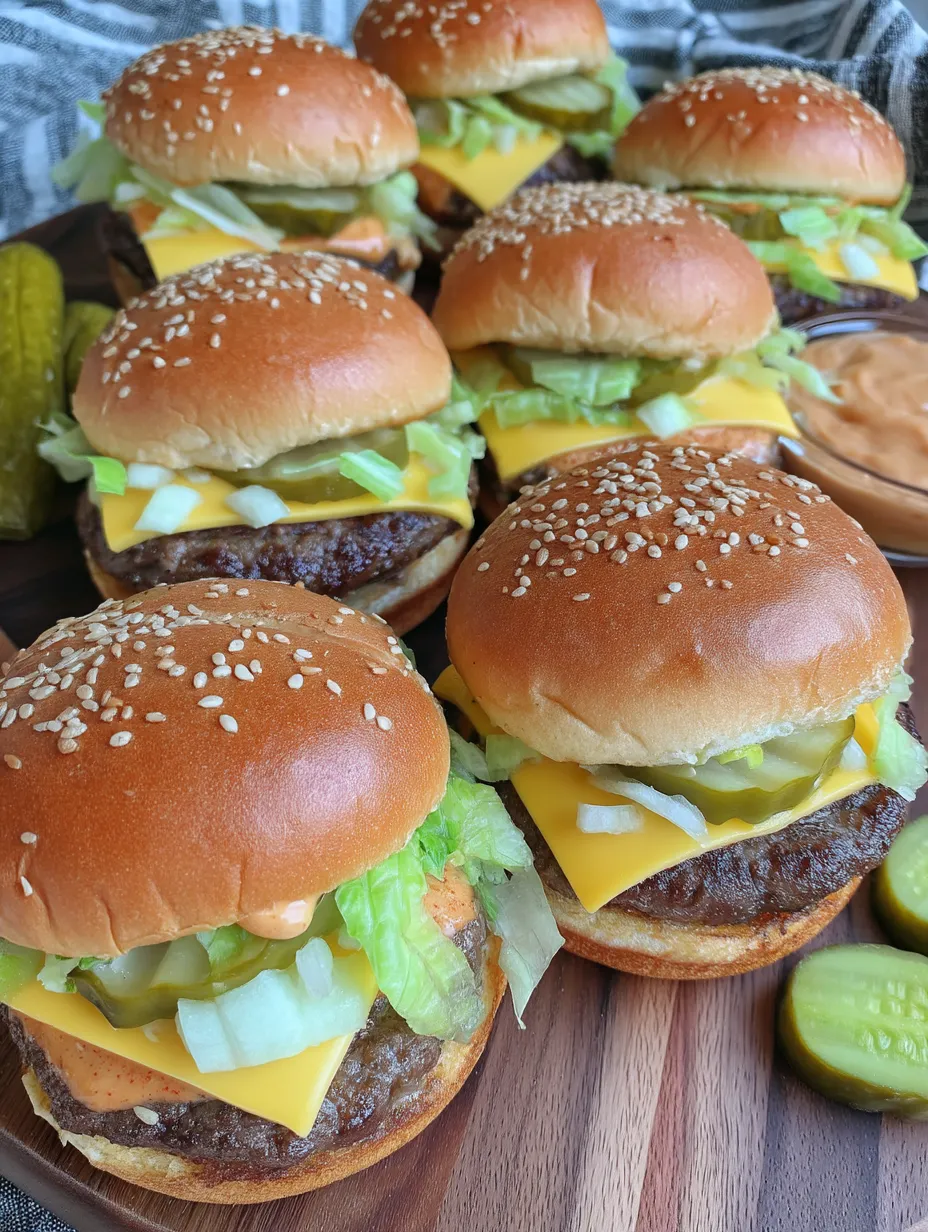 Big Mac Sliders