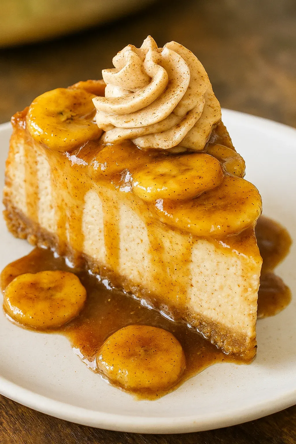 Bananas Foster Cheesecake