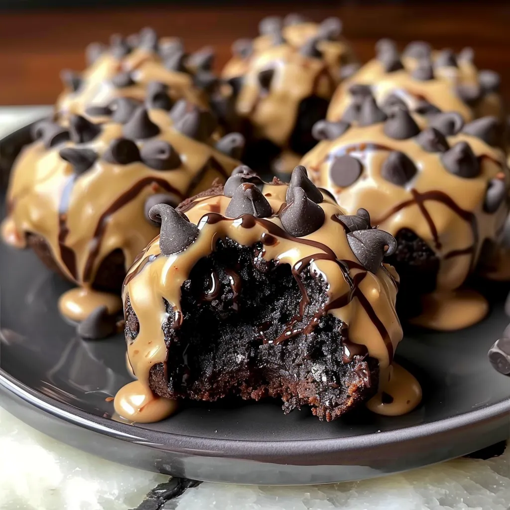 Chocolate Chip Cookie Dough Brownie Bombs Recipe