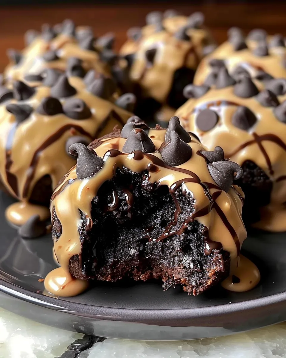 Chocolate Chip Cookie Dough Brownie Bombs Recipe