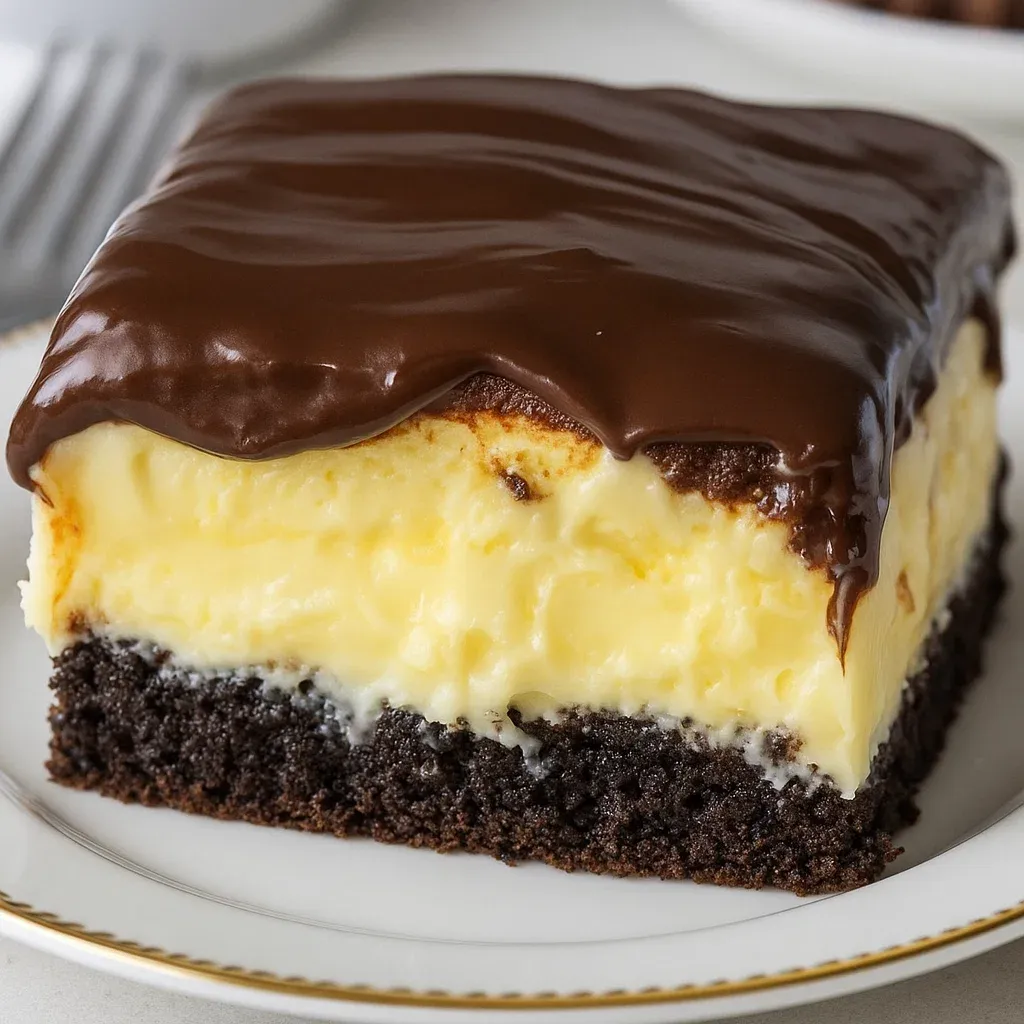 Boston Cream Poke Cake Recipe