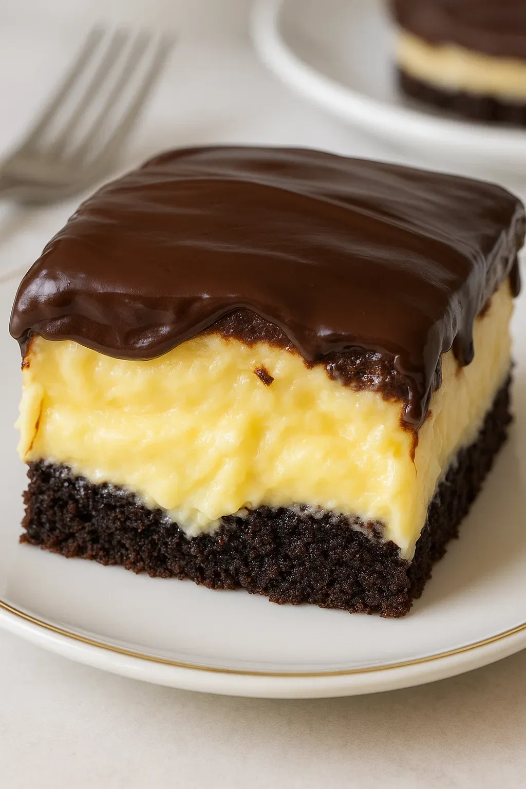 Boston Cream Poke Cake Recipe