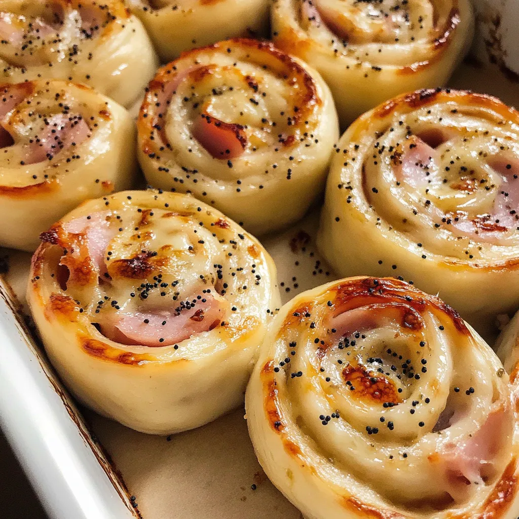 Ham and Cheese Pinwheels