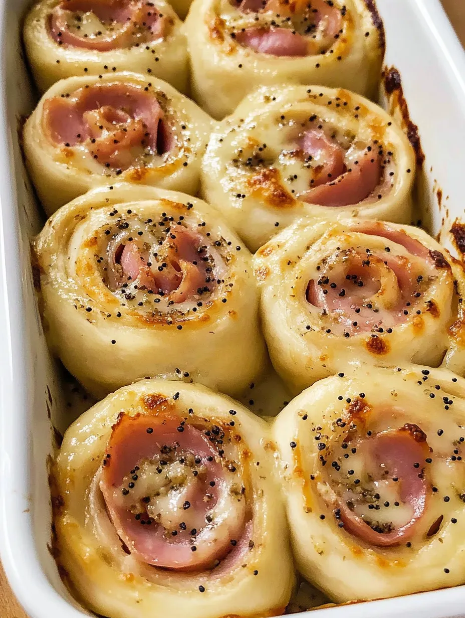 Ham and Cheese Pinwheels