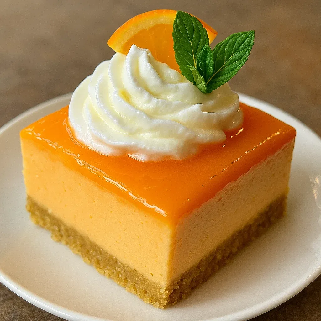 Orange Creamsicle Cheesecake Bars