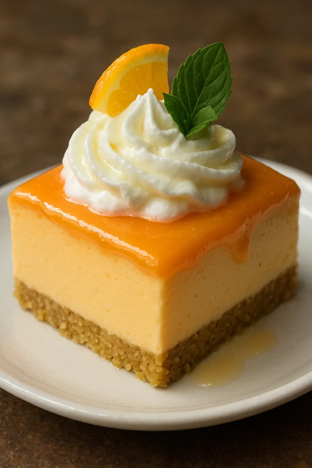 Orange Creamsicle Cheesecake Bars
