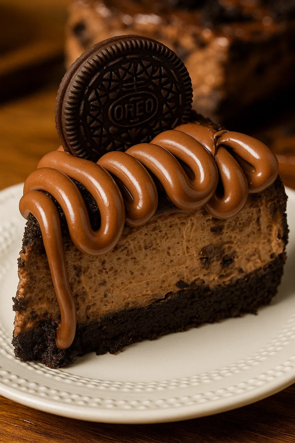 No Bake Oreo Nutella Cheesecake