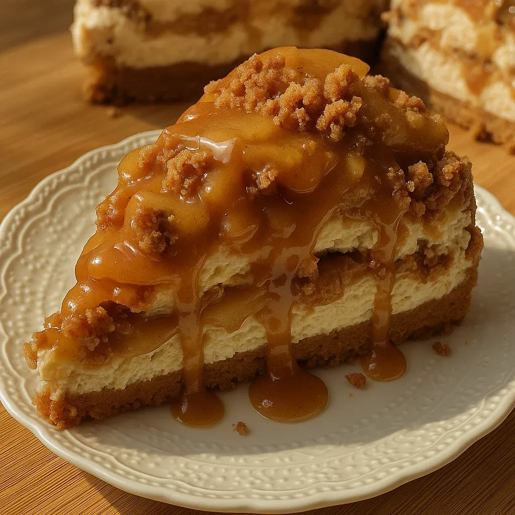No bake Apple pie cheesecake