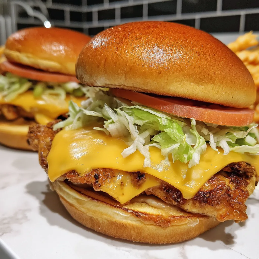 Chicken Smash Burgers