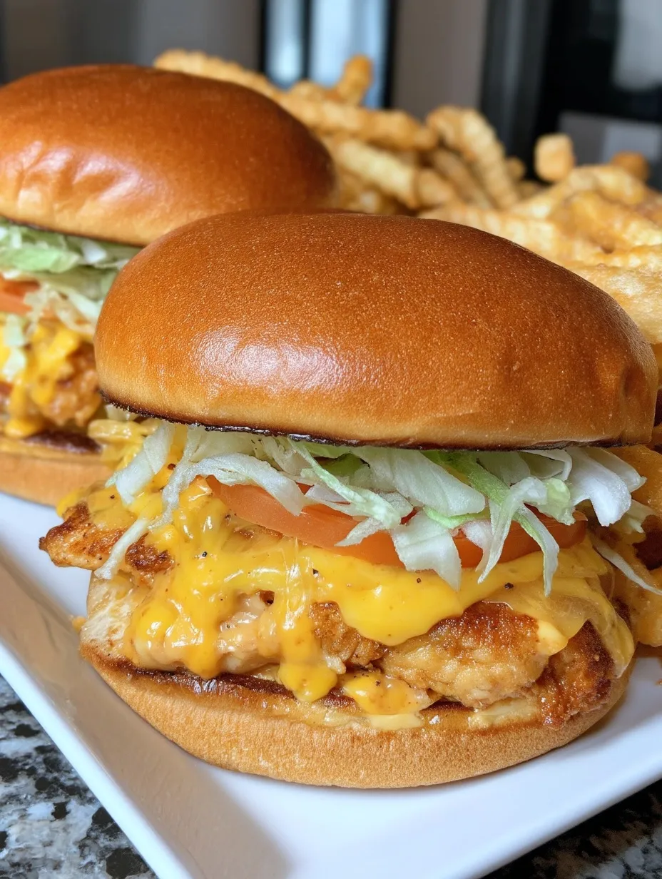 Chicken Smash Burgers