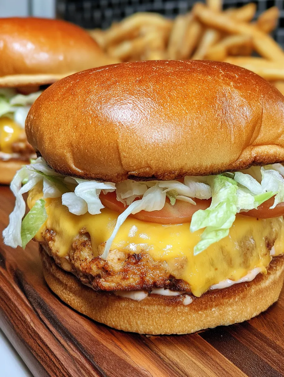 Chicken Smash Burgers