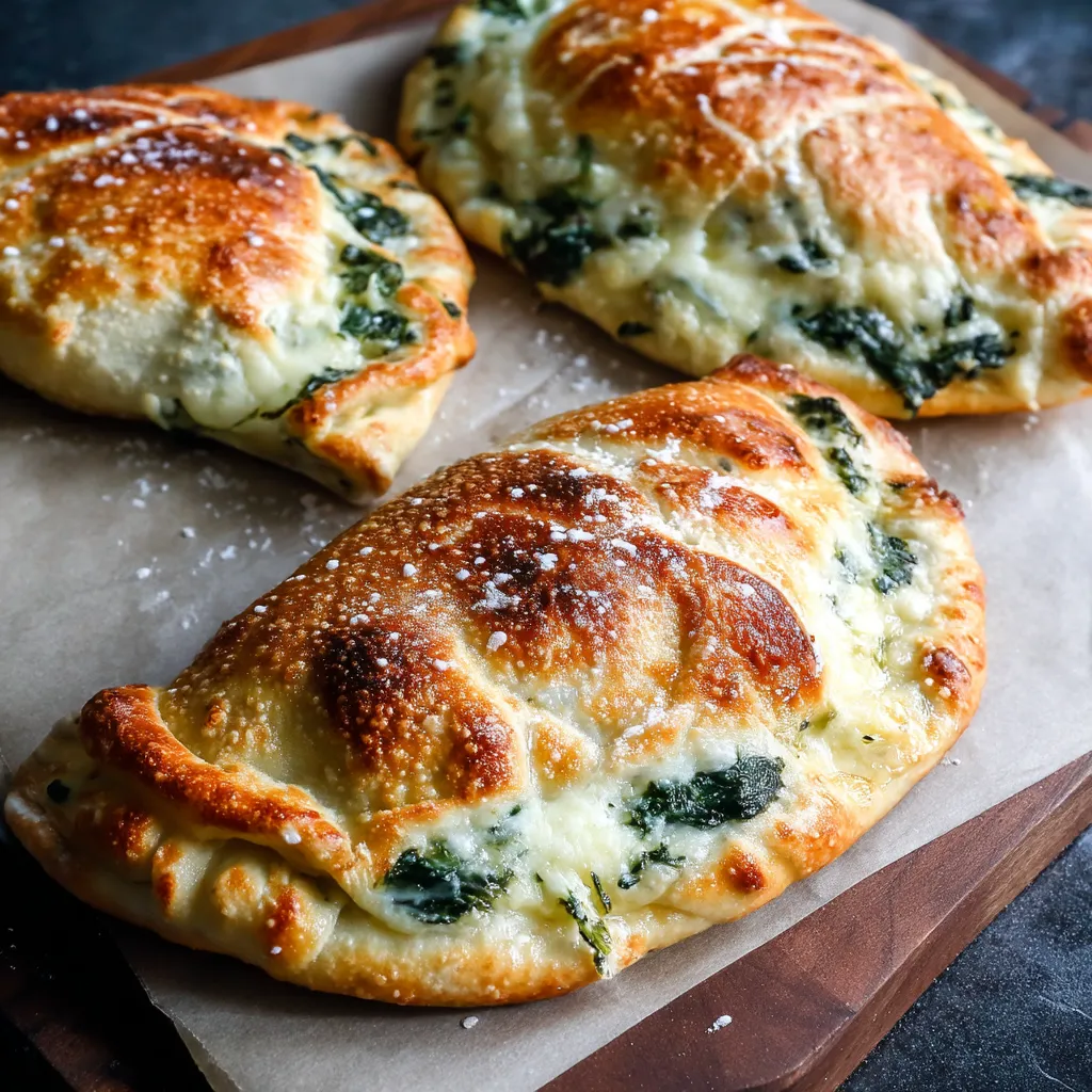 Ricotta and Spinach Calzones