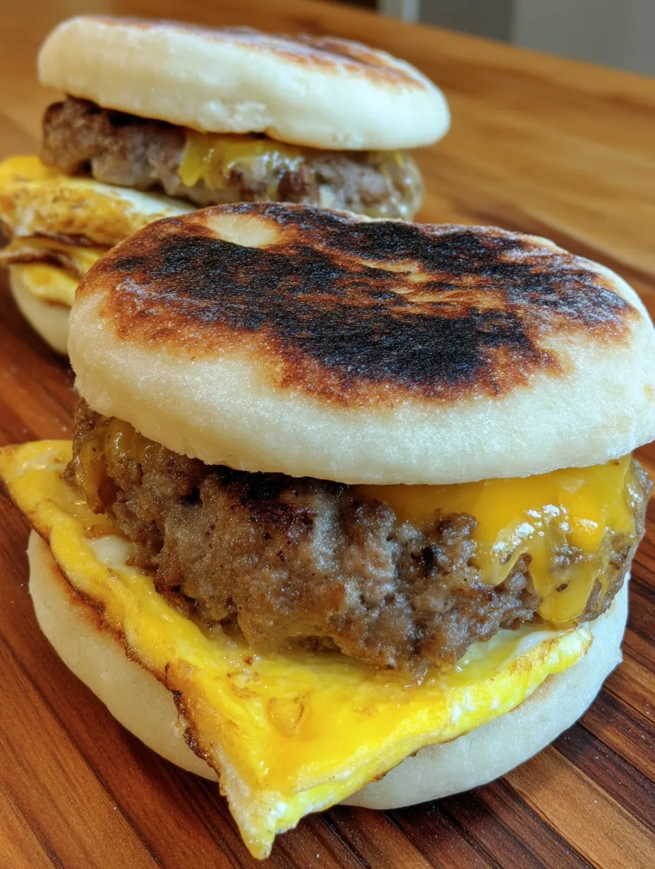 Freezer Breakfast Sandwiches