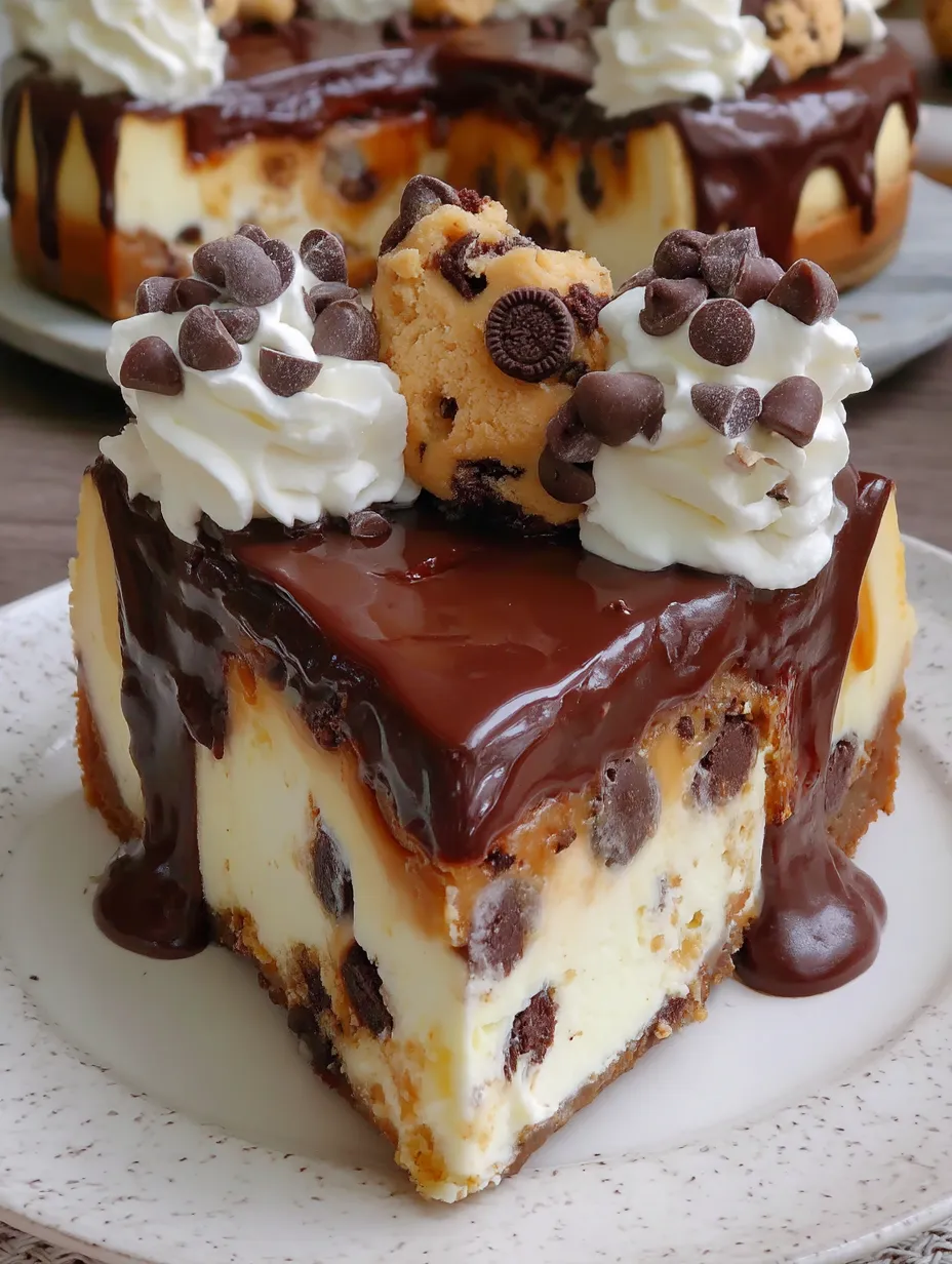 Cookie dough cheesecake