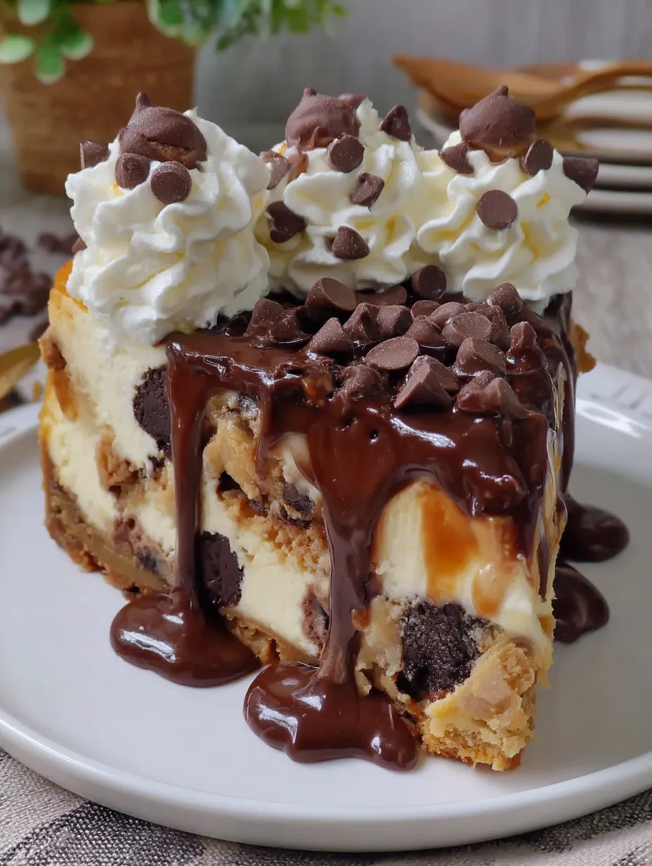 Cookie dough cheesecake