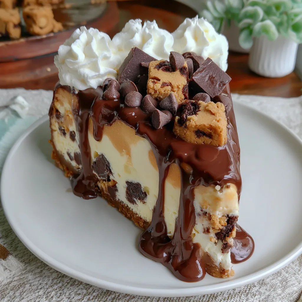 Cookie dough cheesecake