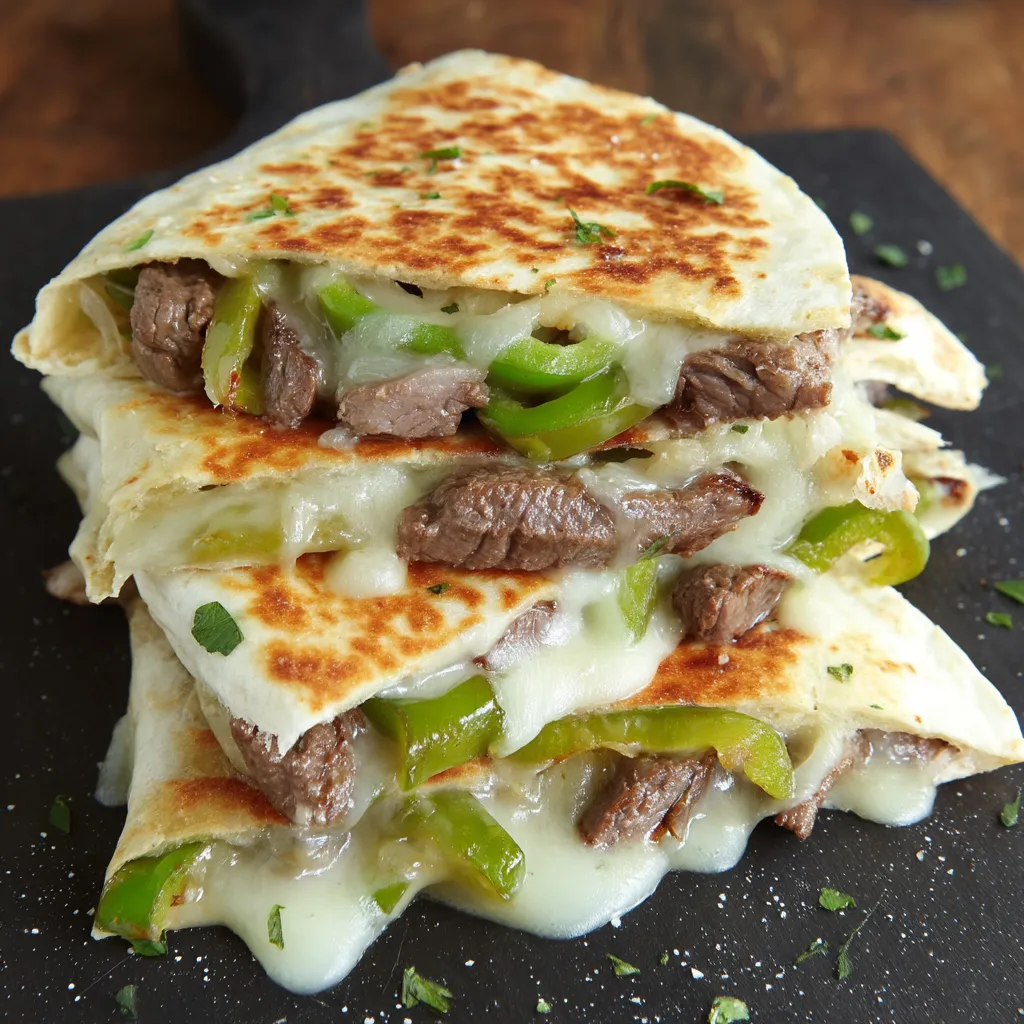 Cheese Steak Quesadillas