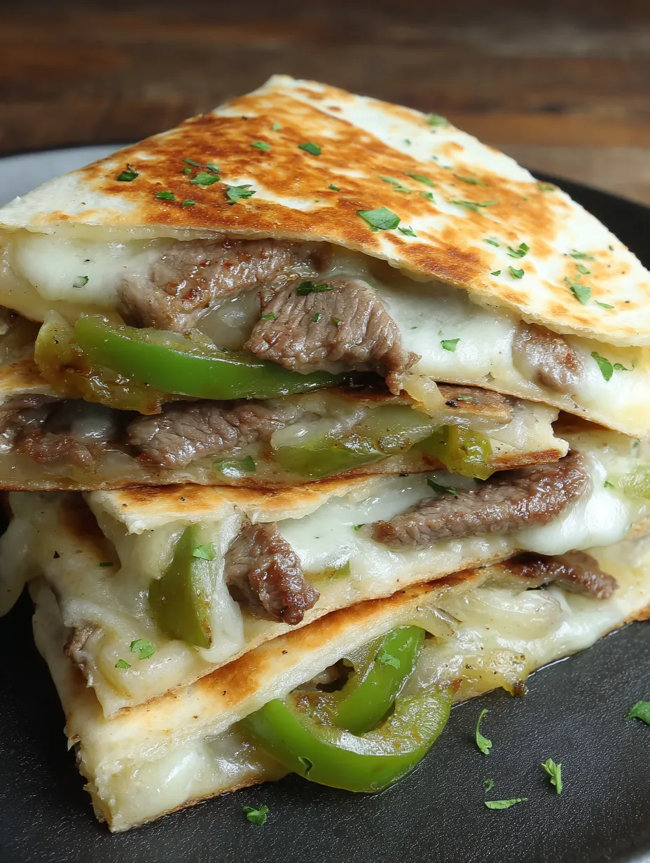 Cheese Steak Quesadillas