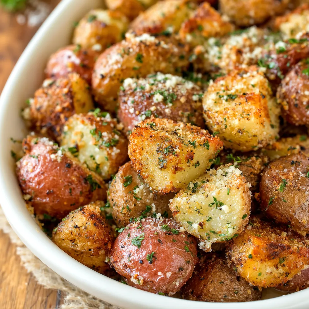 Garlic Parmesan Roasted Potatoes