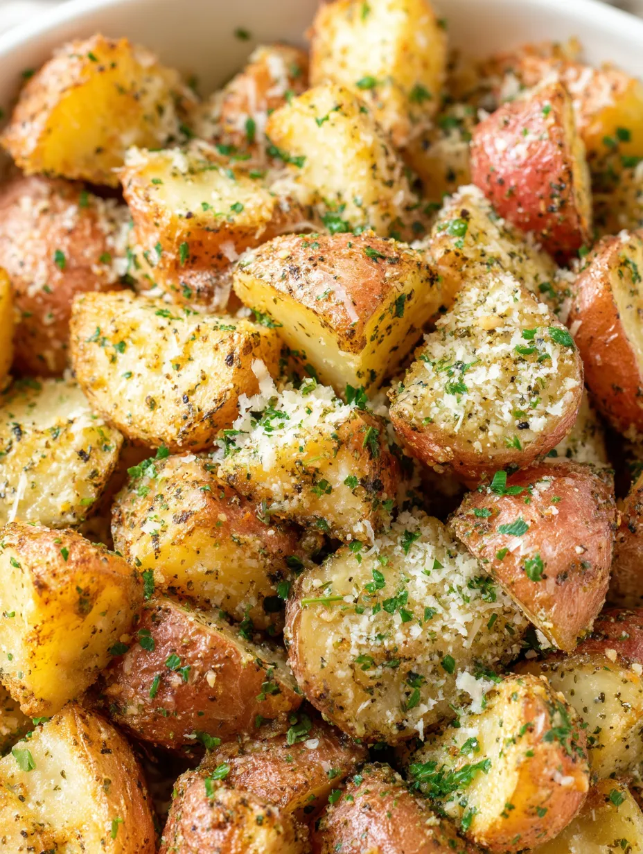 Garlic Parmesan Roasted Potatoes